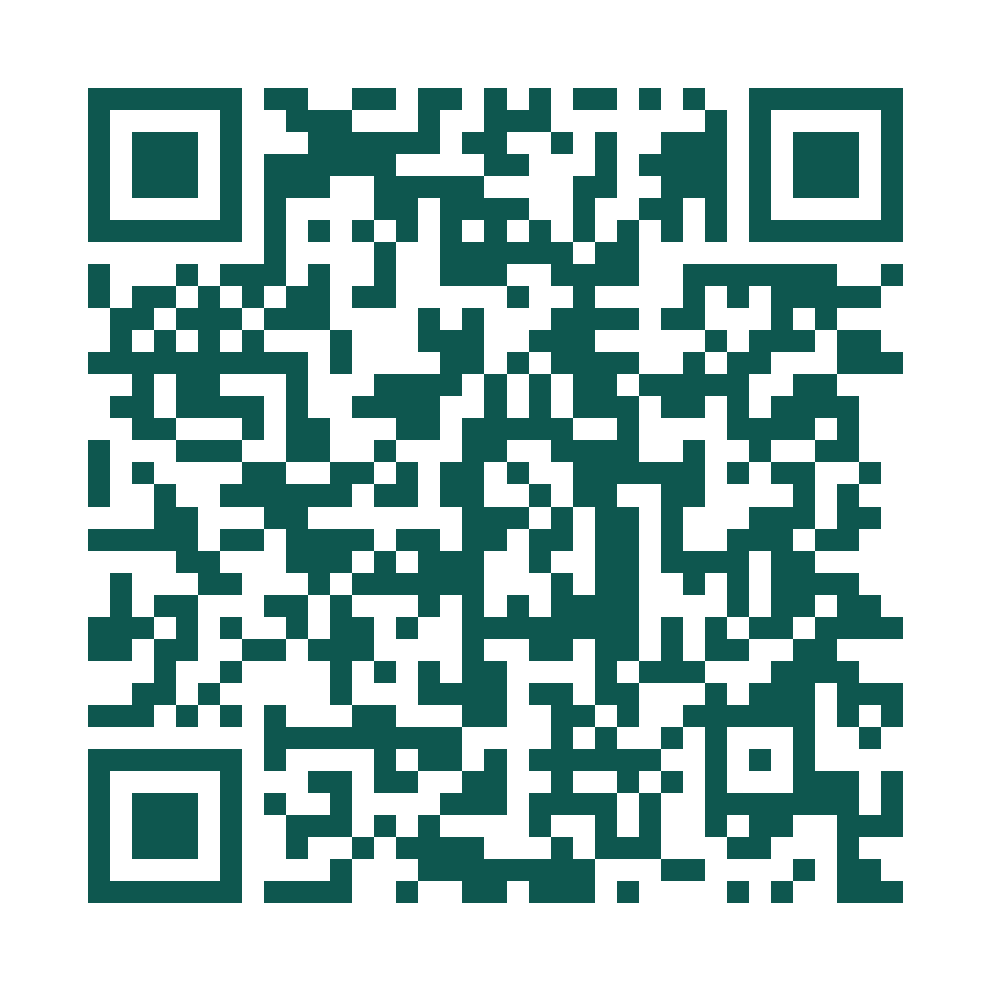 QR code for driving directions to the Cambridge Tower garage